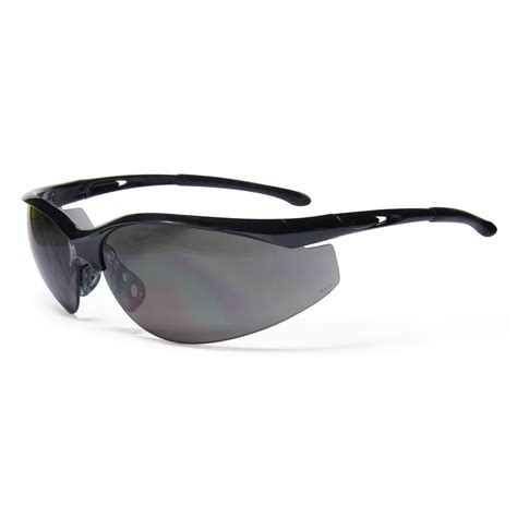 airgas rad64051307 radnor™ select black safety glasses with gray anti scratch lens