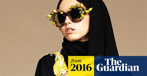 dolce and gabbana launches luxury hijab collection dolce and gabbana the guardian
