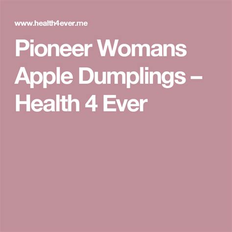 A part of hearst digital media the pioneer woman participates in various affiliate marketing programs, which means we may get paid commissions on editorially chosen products purchased through our. Pioneer Womans Apple Dumplings | Apple dumplings ...