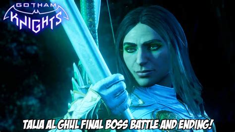 Talia Al Ghul Final Boss Battle And Ending Gotham Knights YouTube