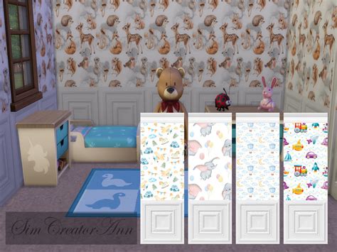 The Sims Resource Baby Room Wallpaper
