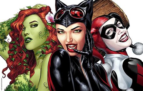 720p Free Download The Game Art Poison Ivy Dc Comics Catwoman