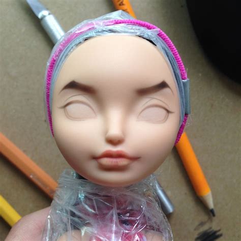 Step By Step Ever After High Repaint Photo Blog Doll Repaint Tutorial Blog Photo Doll Face