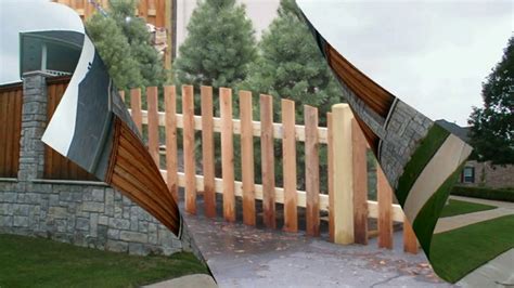 desain pagar kayu sederhana  unik rumah minimalis part