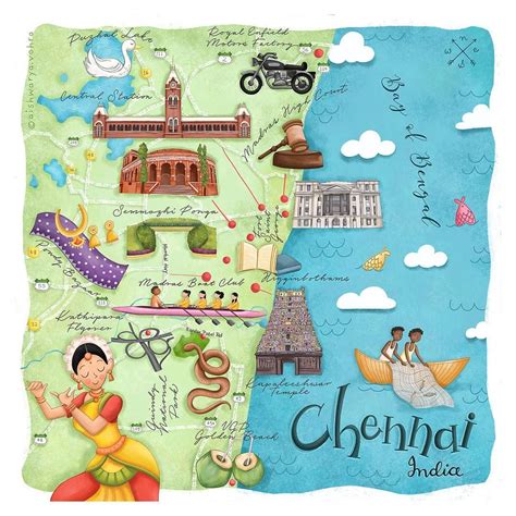 India India Map India Travel Chennai Design Thinking Map Painting