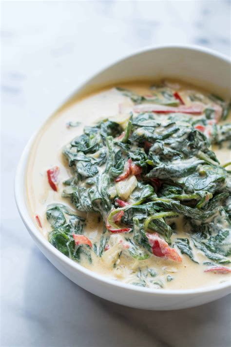 Lightened Up Creamed Spinach Video Coley Cooks
