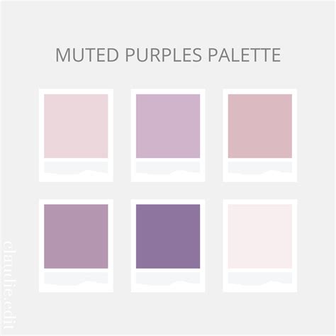 Muted Purples Palette Hex Codes Free Claudie♡s Ko Fi Shop Ko Fi