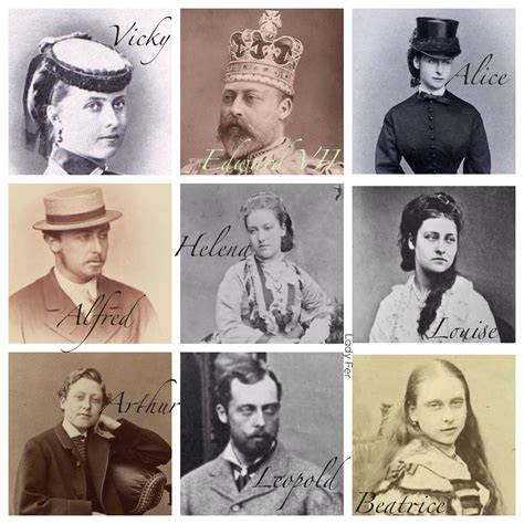 Queen Victorias Children Re Edit 1st Row Princess Vicky Prince