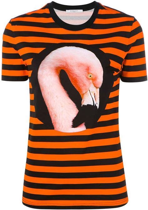 Givenchy Striped Flamingo T Shirt Flamingo Shirt Clothes Design T Shirt