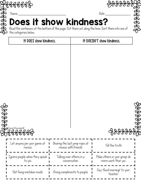 Kindness Worksheets Made By Teachers
