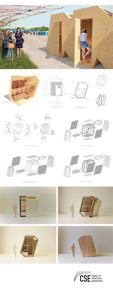 Timber Pod Architecture Architecture Portfolio Layout Shelter Design