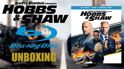 Fast And Furious Presents Hobbs And Shaw Blu Ray Unboxing Youtube