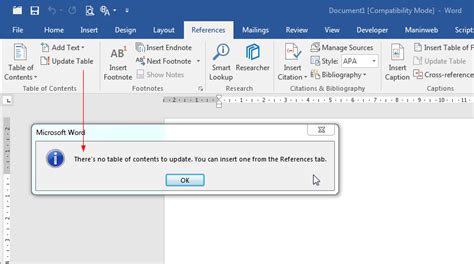 Old Ribbon Tab Name In A Dialog For Word 2016 German Microsoft