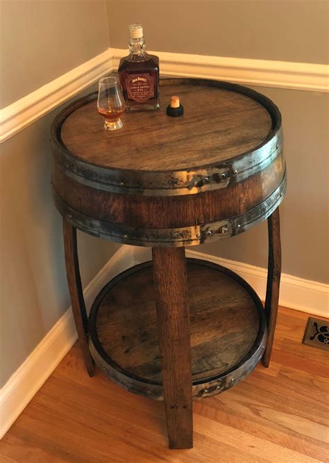 Whiskey Barrel Pub Table ~ Handcrafted From A Whiskey Barrel - Bistro Table