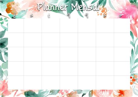 Download Planner Mensal De Mesa Blog Da Laise