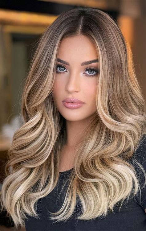 Trendy Hair Colour For Every Women Cream Coffee Blonde Balayage