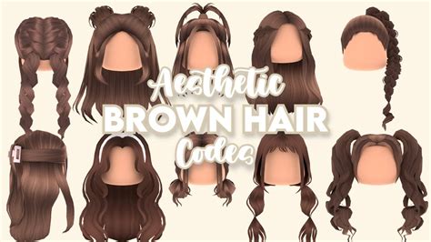 25 Aesthetic Brown Hair Codes For Bloxburg Roblox Artofit