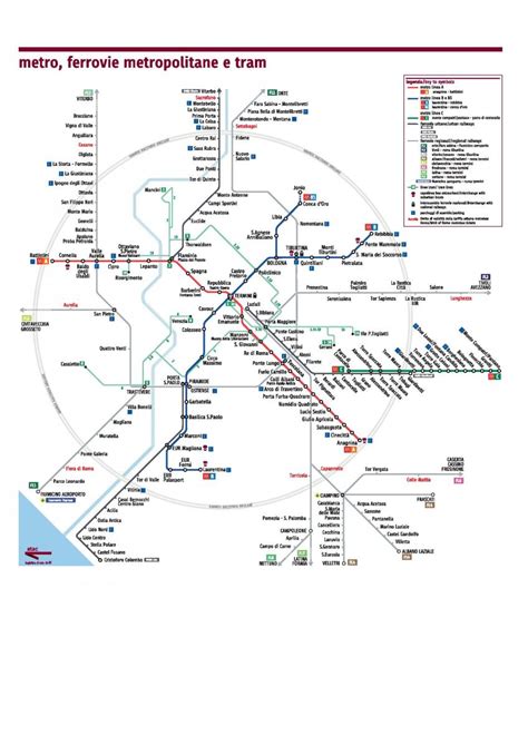 Tren Urbano Roma Billetes Precios Líneas Horarios Y Mapa Del Tren