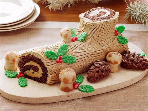 This dessert is a roll and the tradition comes from the middle ages when people would burn a christmas log. Top 21 Food Network Christmas Desserts - Most Popular Ideas of All Time
