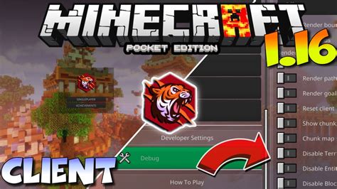 Mcpe 116 Tiger Client Minecraft Pe 116 Tiger Client V4 Fps