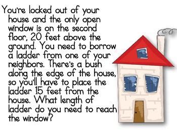 We include many mixed word problems or word problems with irrelevant data so that students must think about the problem carefully rather than just apply a formulaic solution. Pythagorean Theorem Worksheet Real World - Geotwitter Kids ...