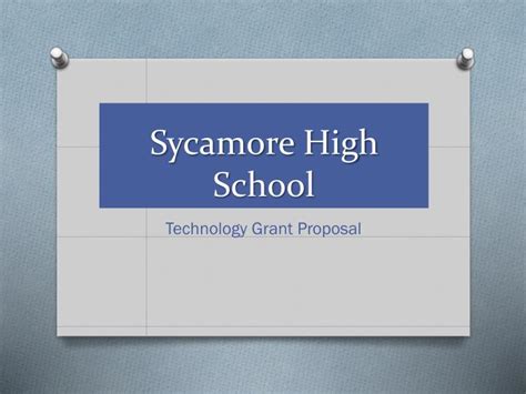 Ppt Sycamore High School Powerpoint Presentation Free Download Id