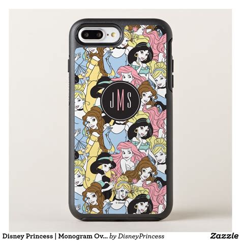 Disney Princess Monogram Oversized Pattern Otterbox Iphone Case
