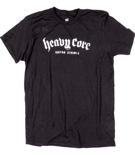 Dunlop T Shirt Noir Heavy Core Large Vêtements Hurricanemusicfr