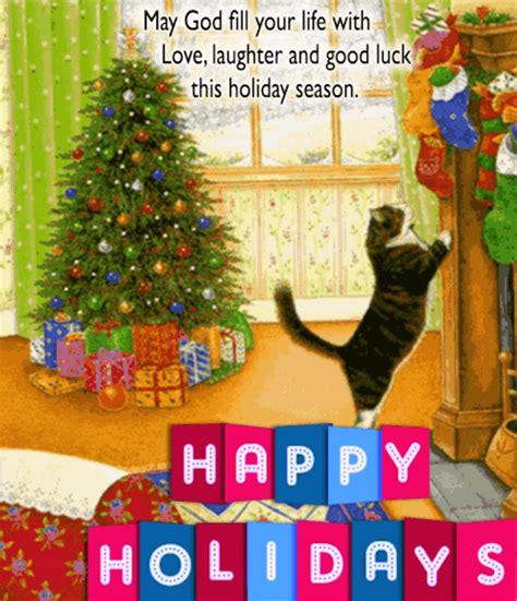 A Nice And Cute Happy Holiday Ecard Free Happy Holidays Ecards 123