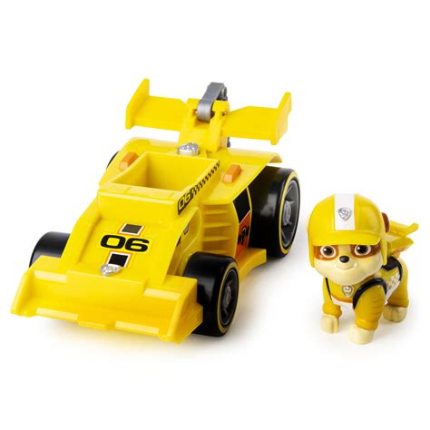 Paw Patrol Ready Race Rescue Rubbles Race And Go Deluxe Vehicle With
