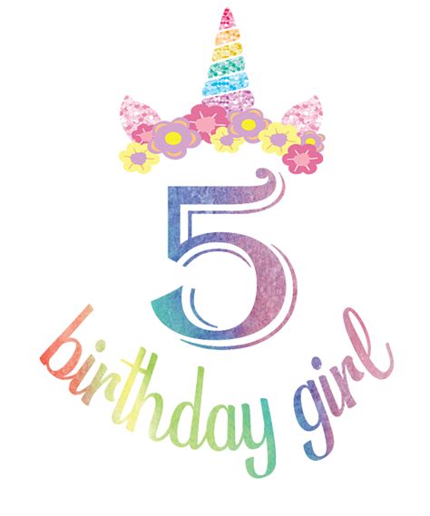 5th Birthday Svg 5th Birthday Printable Its My 5th Birthday Birthday