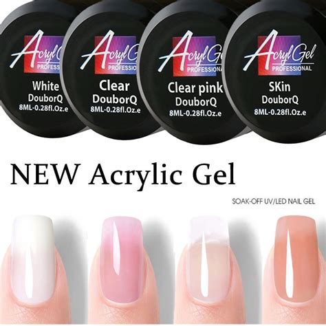 Builder Poly Gel Nail Polish Art Clear Pink White For Nail Extension False Tips Manicure Uv Led