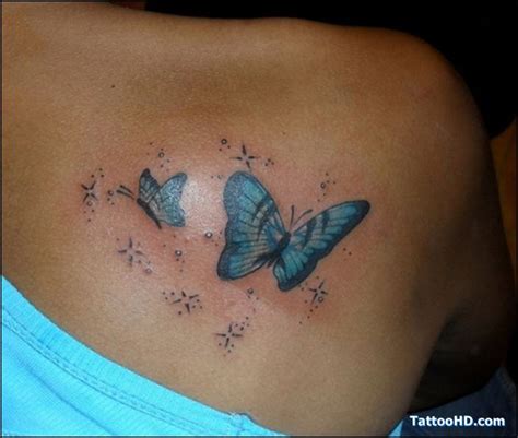 Small Purple Butterfly Tattoo Butterfly Tattoos On Ankle