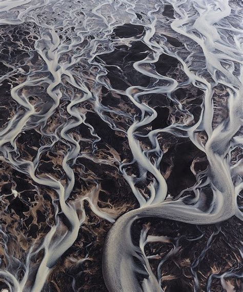 Iurie Belegurschi The Veins Of Iceland 🇮🇸 From Far Above The River