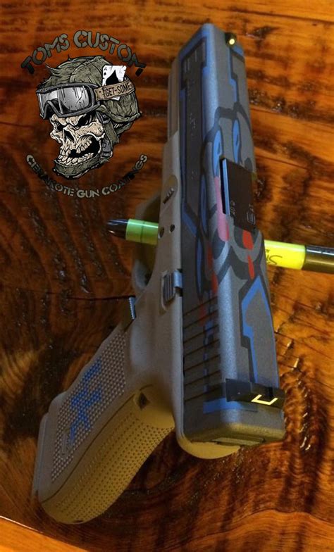 Custom Glock With A Custom Uk Theme Toms Custom Guns
