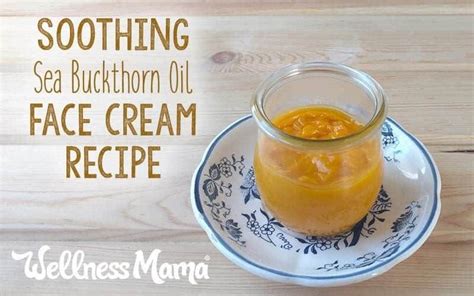 Soothing Sea Buckthorn Face Cream Recipe For Oily Skin