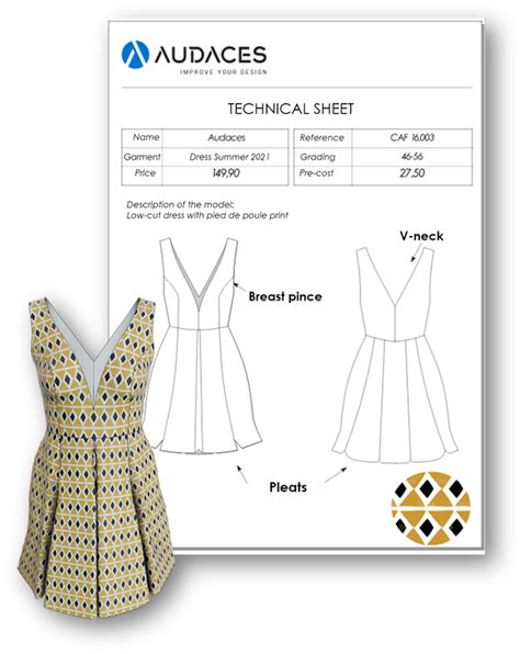 Fashion Spec Sheet Find Out How To Avoid Flaws When Creating One