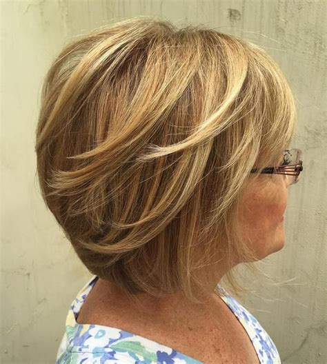 Layered Bob Hairstyles Short Hairstyles For Fine Hair Over 60 With Glasses Favorite Men Haircuts