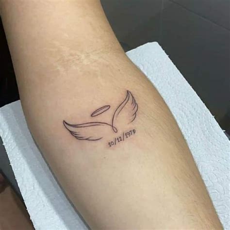 Tatuajes De Alas De Angel Pequeñas Con Nombres 100 Tatuajes Con
