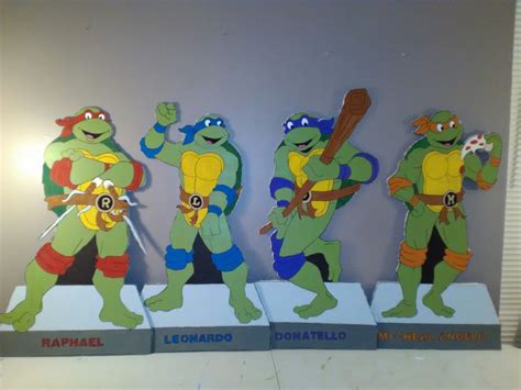 Ninja Turtles Cardboard Cutouts Teenage Mutant Ninja Turtle Birthday
