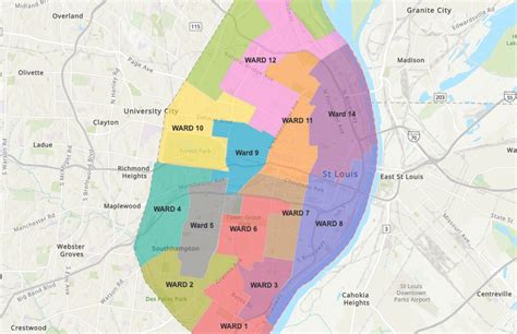 St Louis Board Of Aldermen Approve New 14 Ward Map Fox 2