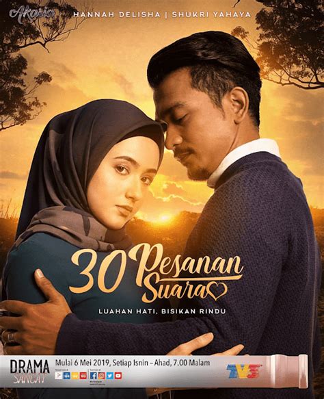 Hannah delisha, shukri yahaya, saharul ridzwan, zarina zainuddin, izzue islam Pelakon Dan Watak Drama 30 Pesanan Suara; Akasia TV3 ...