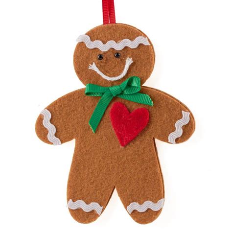 Image Result For Felt Gingerbread Man Felt Christmas Decorations Christmas Ornaments Felt