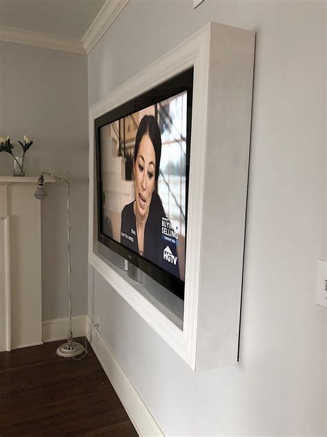 Five Steps To Build A Frame For A Tv Tv Walls Tv Walls Quartos Modern