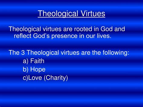 😍 Theological Virtues Definition Catechism Of The Catholic Church