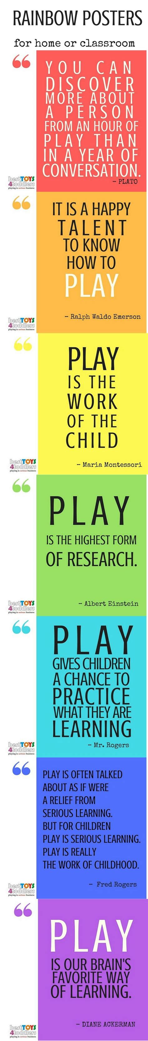 Rainbow Quotes About Importance Of Play For Children