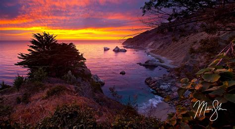Big Sur Sunset Big Sur California Mickey Shannon Photography