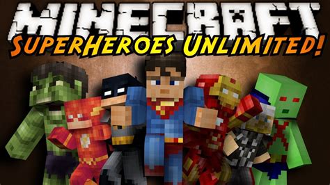 Minecraft Mod Showcase Superheroes Unlimited Youtube