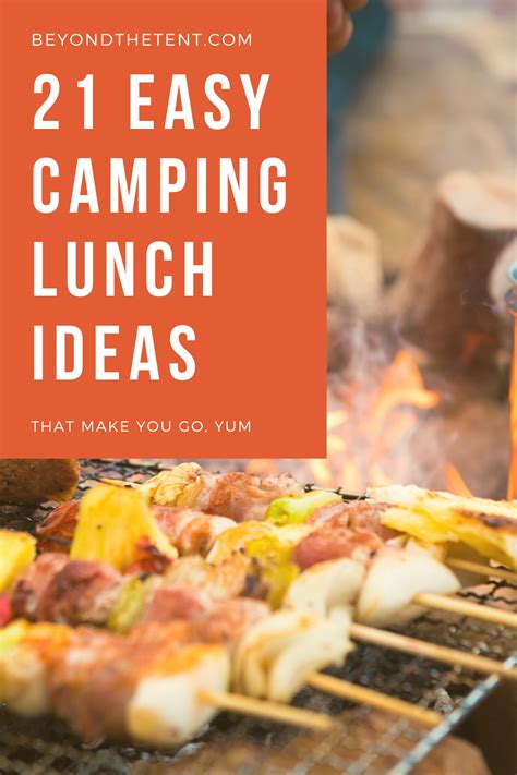 21 Easy Camping Lunch Ideas That Make You Go Yum Camping Lunches