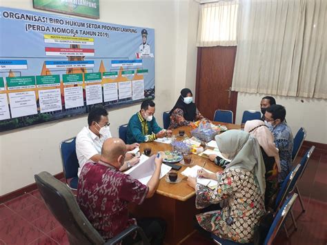 Jdih Provinsi Lampung Menggelar Rapat Pembahasan Rapergub Tentang